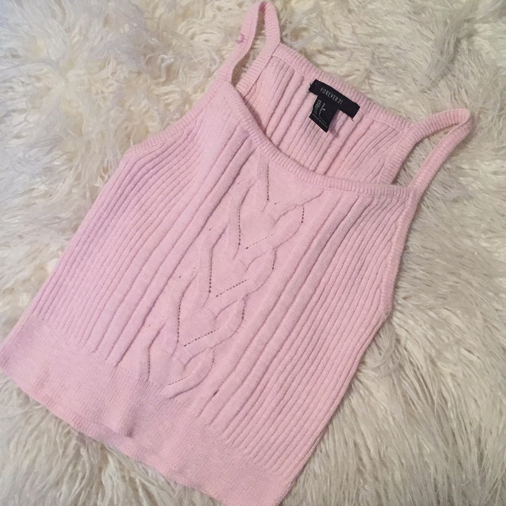 Forever 21 pink Crop Top